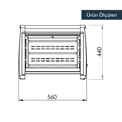 Zenon Quartz Isıtıcı 1500 Watt Lx-2832