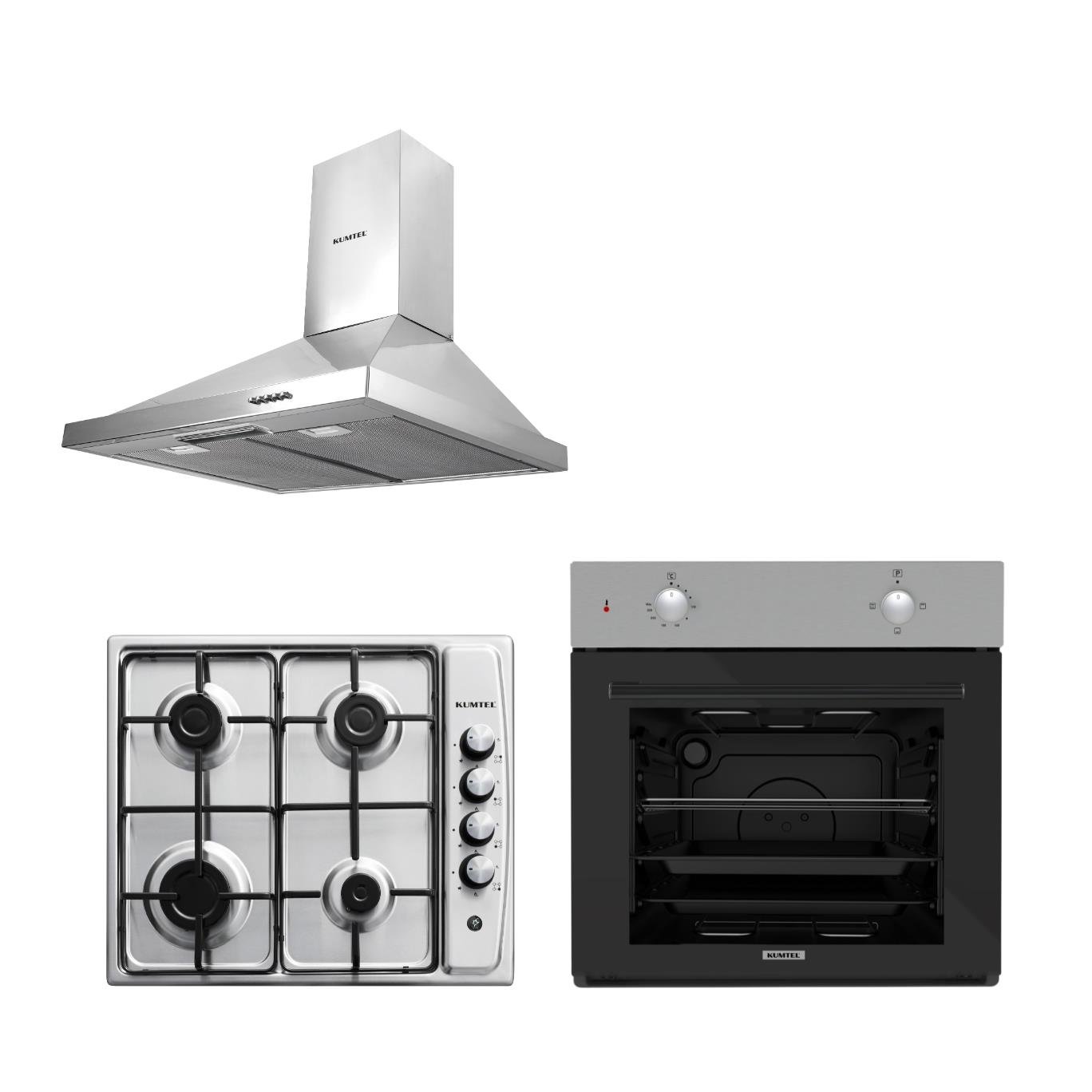 Kumtel Inox Ankastre Set