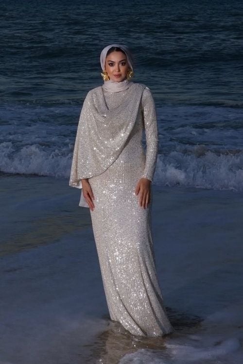 Beyaz Pullu Payet Elbise Modelleri Neler?