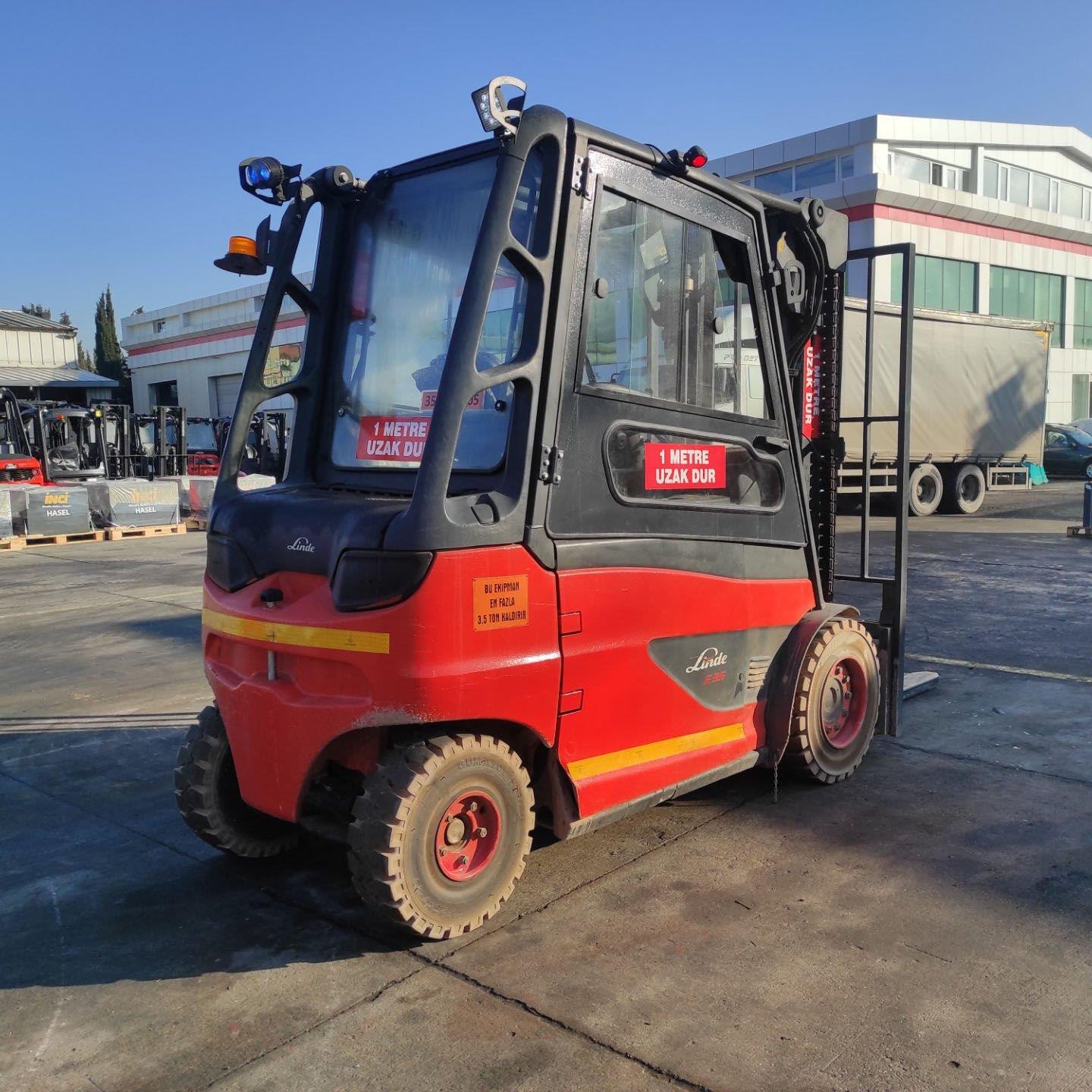 LINDE E35/600H-388 Elektrikli Forklift (F1.3905)