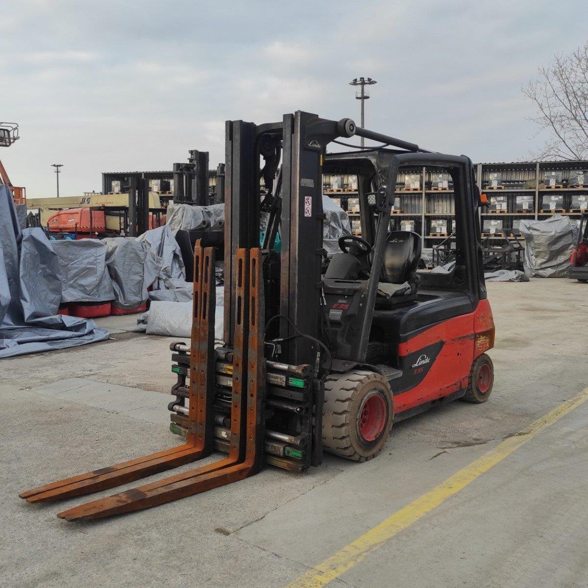 LINDE E35L-387 Elektrikli Forklift (F1.5346)