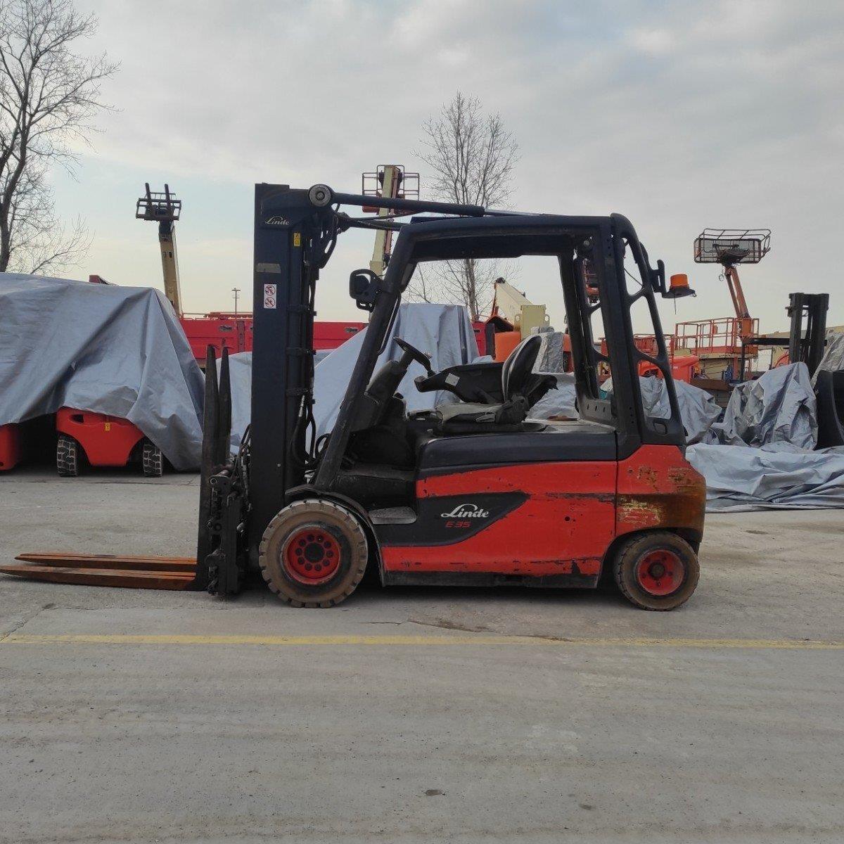 LINDE E35L-387 Elektrikli Forklift (F1.5346)