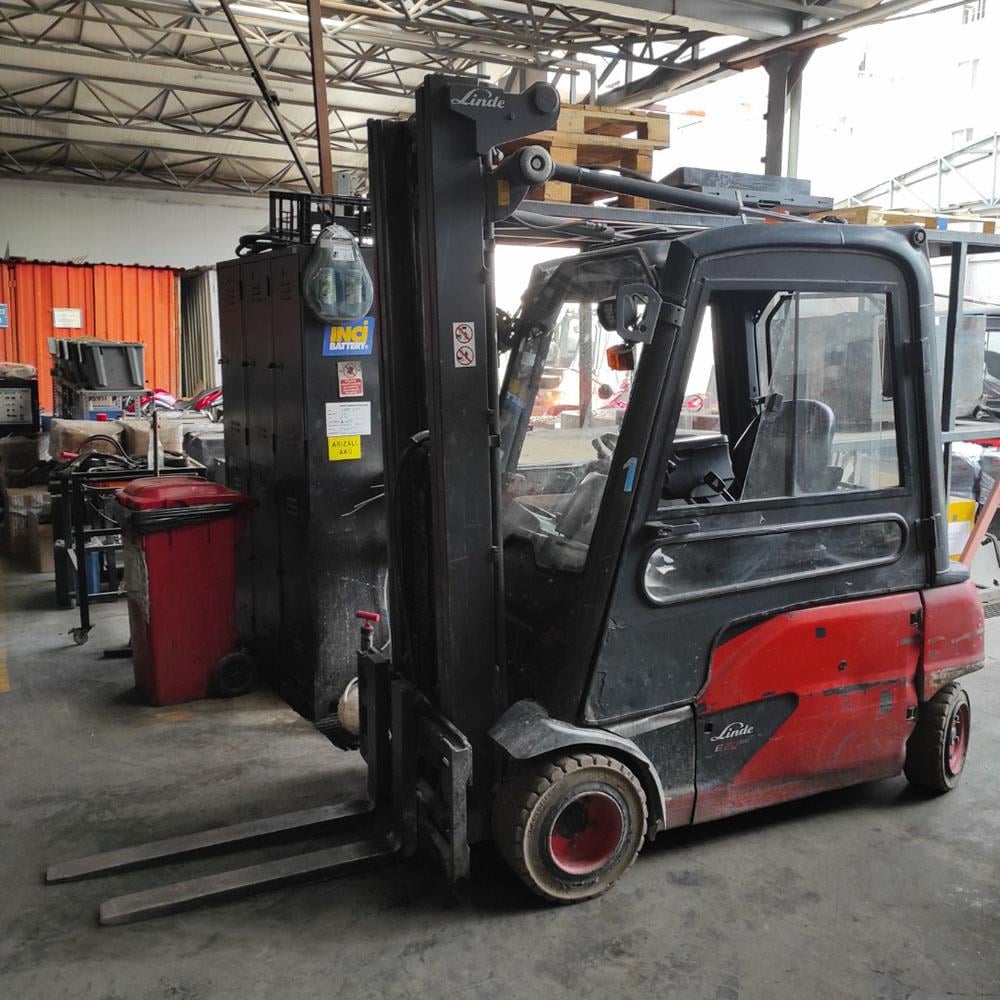 2016 Model LINDE E20PL-386 Elektrikli Forklift (F1.4923)  [OPS]
