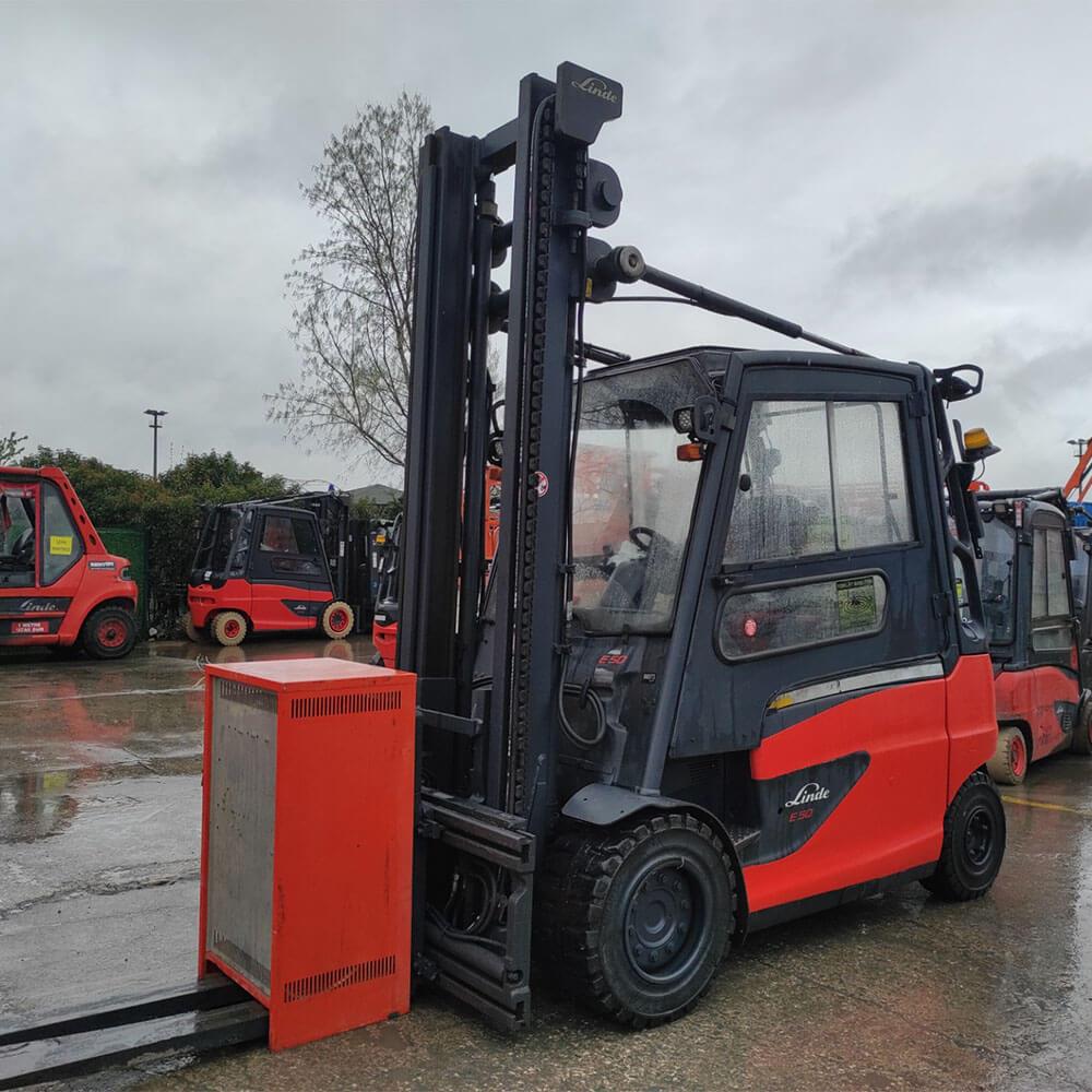 LINDE E50/600HL-388 Elektrikli Forklift (F1.6073)