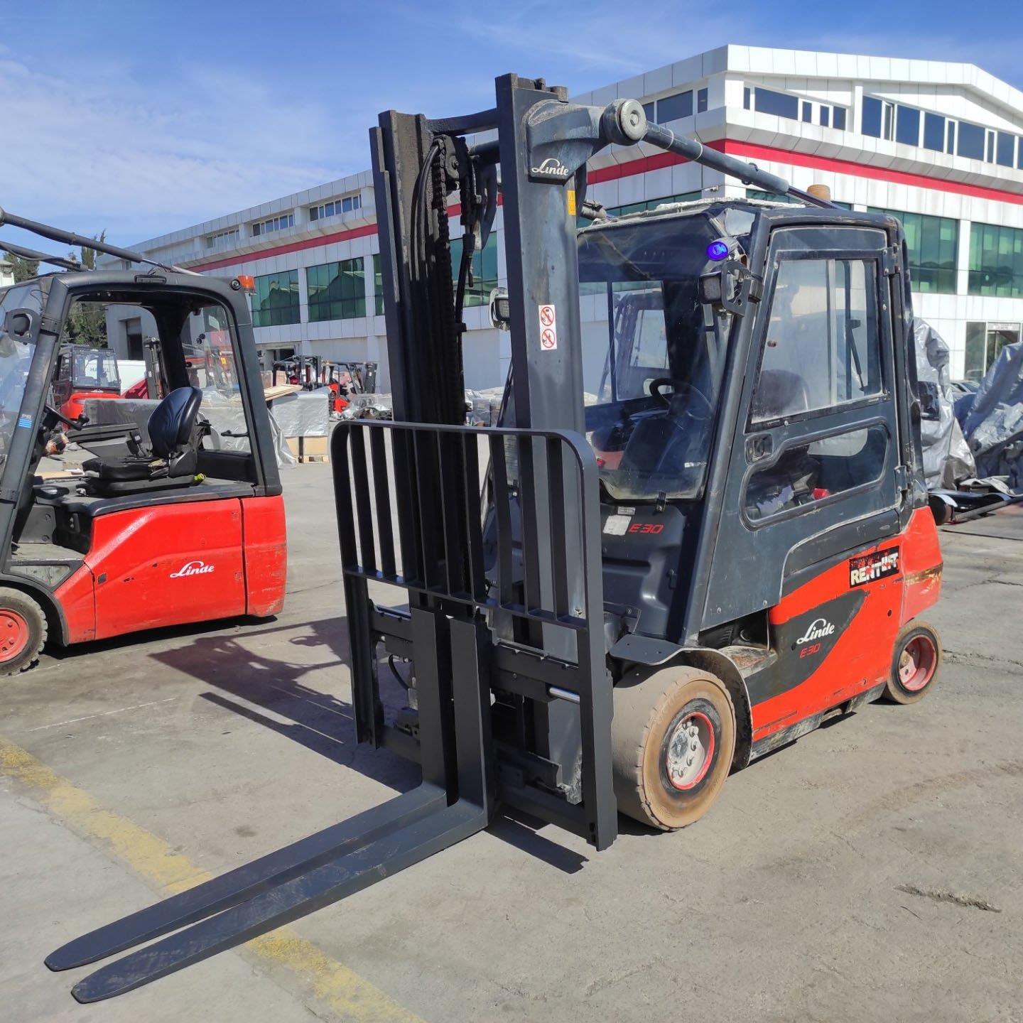 LINDE E30-387 Elektrikli Forklift (F1.6386) [OPS]