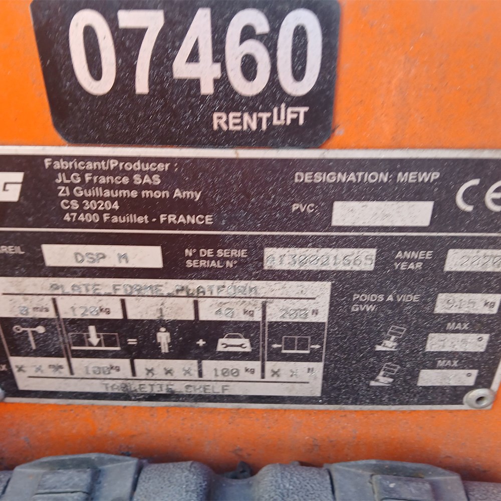 JLG DSP-M  Dikey Platform Manlift (J1.7460)