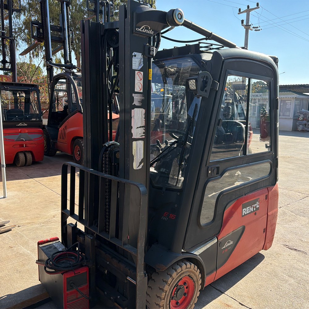 LINDE E16-386 Elektrikli Forklift (F1.6829)