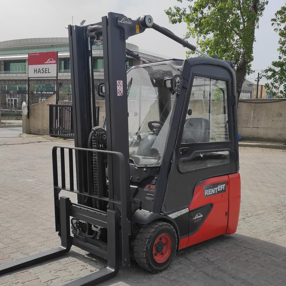 LINDE E16C-386-02 Elektrikli Forklift (F1.6380) [OPS]