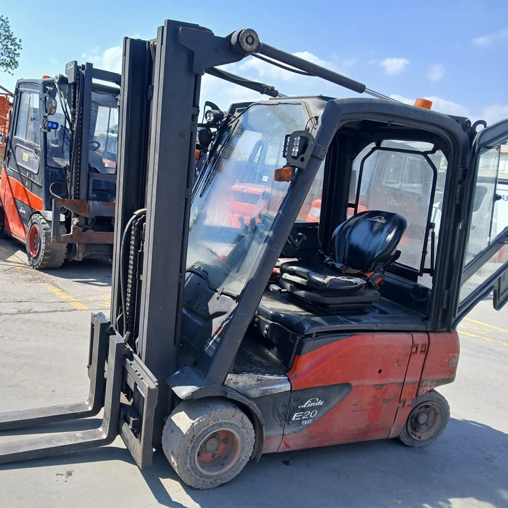 LINDE E20PL-386 Elektrikli Forklift (F1.6053) [OPS]