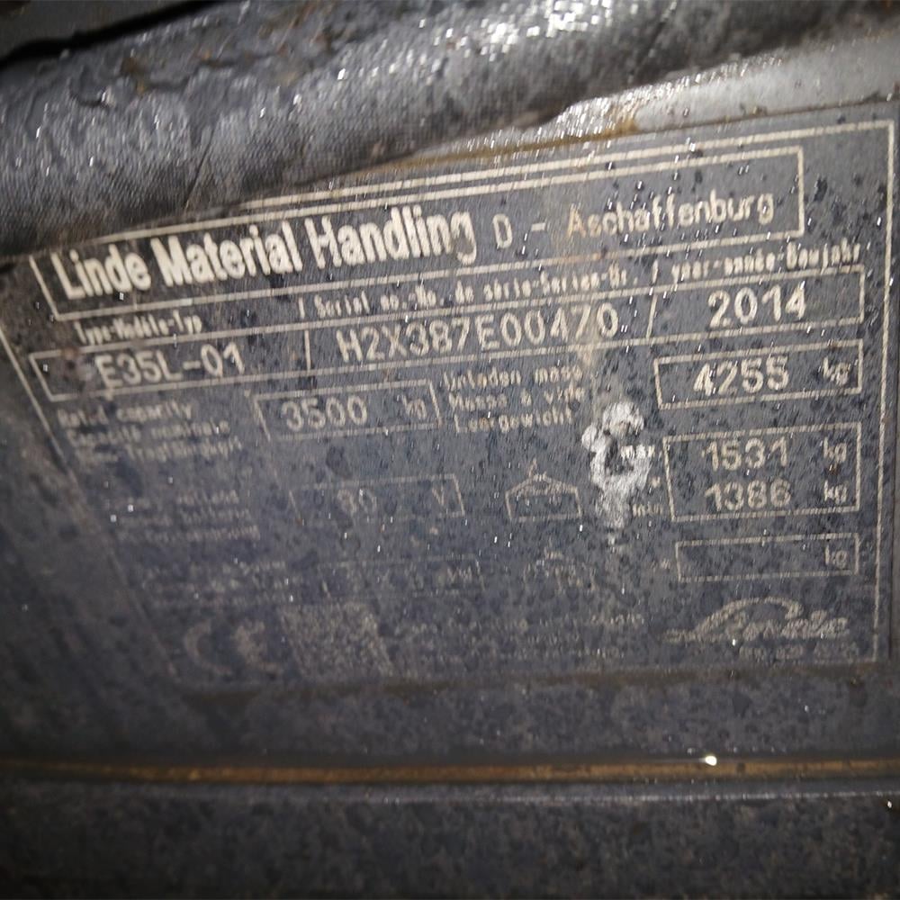 LINDE E35L-387 Elektrikli Forklift (F1.3786)