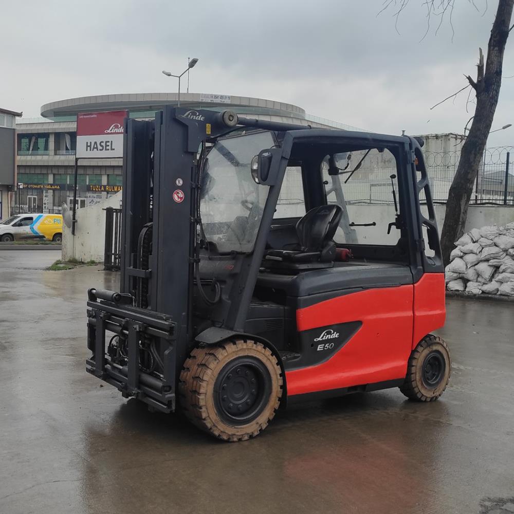 LINDE E50L-388 Elektrikli Forklift (F1.3671)