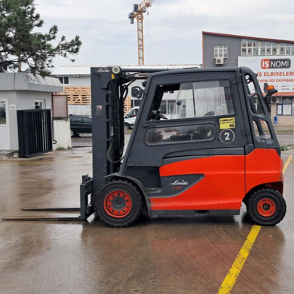 LINDE E50L-388 Elektrikli Forklift (F1.6954)