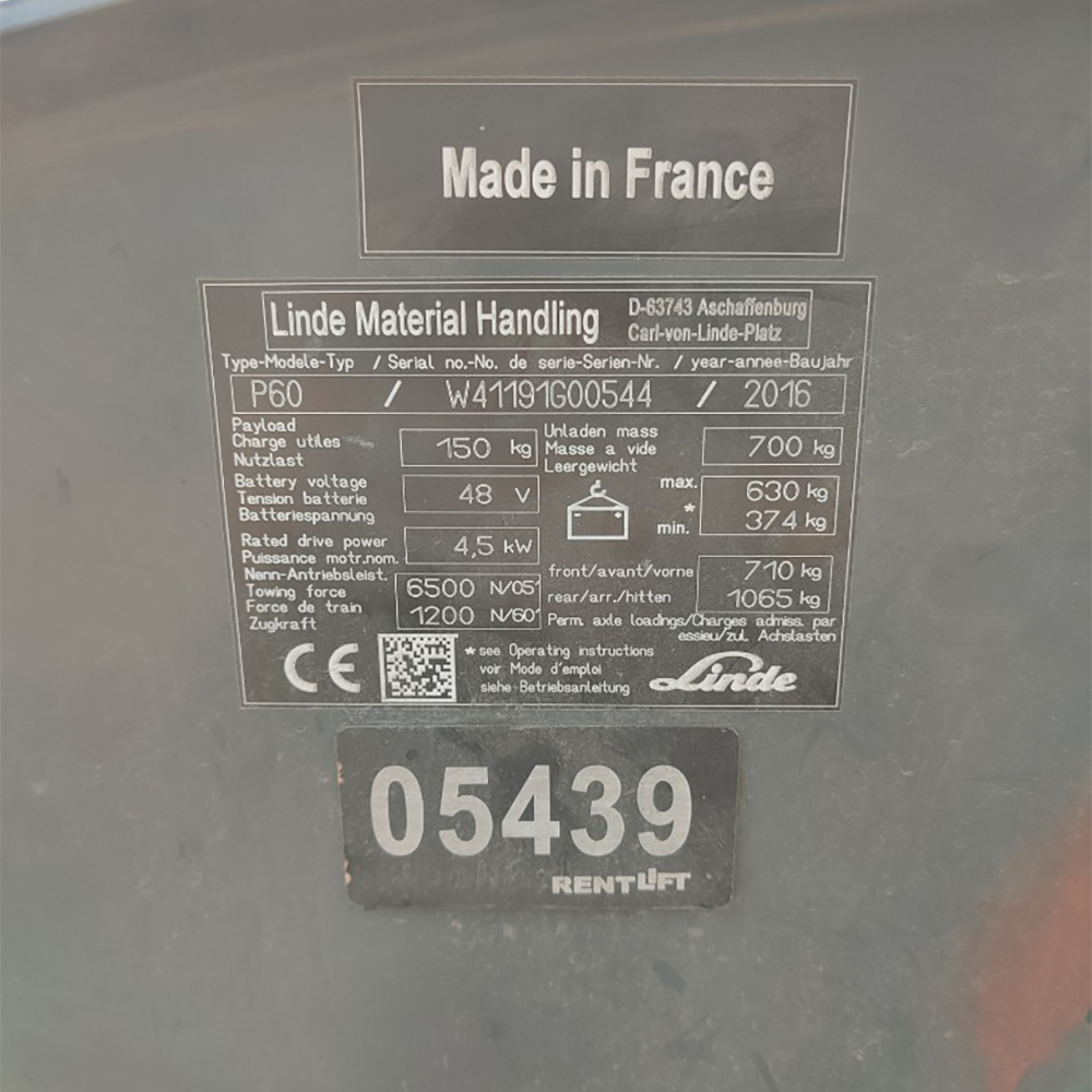 LINDE P60-1191  Çekici (F1.5439)