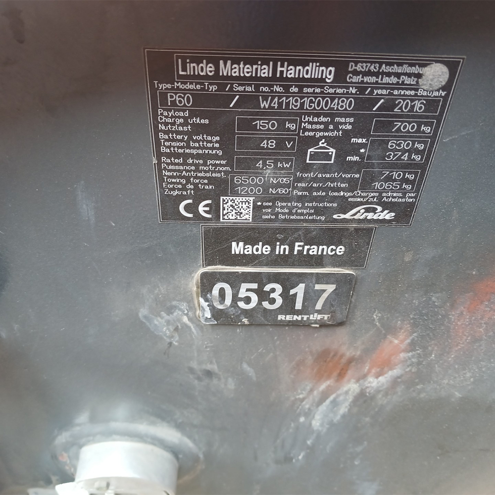 LINDE P60-1191  Çekici (F1.5317)