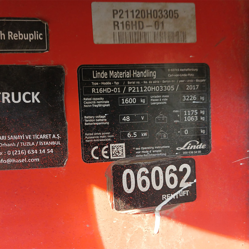 LINDE R16-1120  Reach Truck (F1.6062)