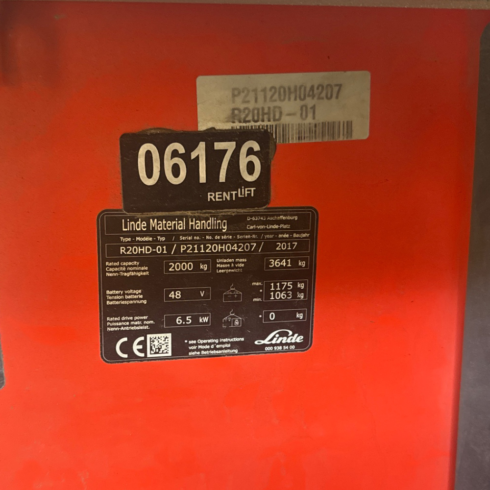 LINDE R20HD-1120  Reach Truck (F1.6176)