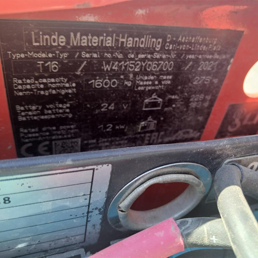 LINDE T16-1152  Elektrikli Transpalet (F1.7890)