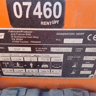 JLG DSP-M  Dikey Platform Manlift (J1.7460)