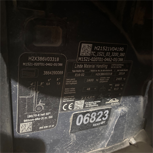 LINDE E16-386 Elektrikli Forklift (F1.6823)