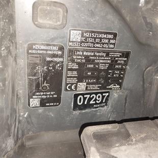 LINDE E16C-386-02 Elektrikli Forklift (F1.7297)