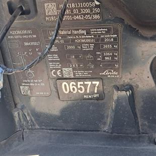 LINDE E20PL-386 Elektrikli Forklift (F1.6577) [UT]