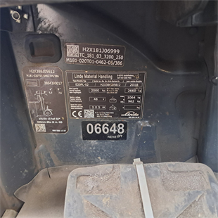 LINDE E20PL-386 Elektrikli Forklift (F1.6648)