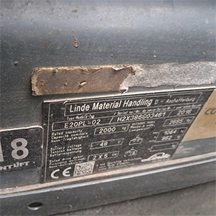 LINDE E20PL-386 Elektrikli Forklift (F1.5018)