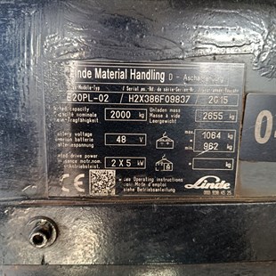 LINDE E20PL-386 Elektrikli Forklift (F1.4685)