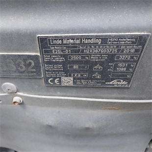 LINDE E25L-387 Elektrikli Forklift (F1.5332)