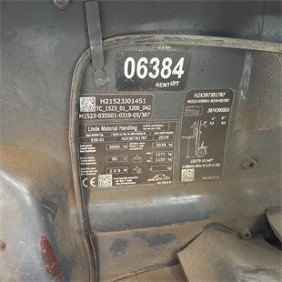 LINDE E30-387 Elektrikli Forklift (F1.6384)