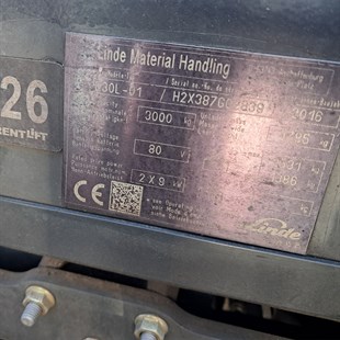 LINDE E30L-387 Elektrikli Forklift (F1.5226)