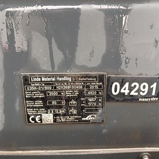 LINDE E35/600H-388 Elektrikli Forklift (F1.4291)