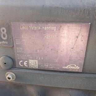 LINDE E35L-387 Elektrikli Forklift (F1.5818)