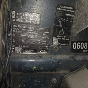 LINDE E50/600HL-388 Elektrikli Forklift (F1.6086)