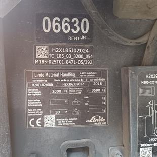 LINDE H20/600D-392 Dizel Forklift (F1.6630)