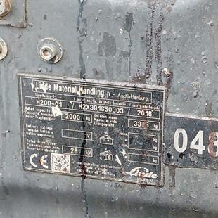 LINDE H20D-391 Dizel Forklift (F1.4873) [OPS]