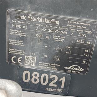 LINDE H30D-1202 Dizel Forklift (F1.8021)