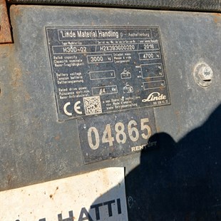 LINDE H30D-393-02 Dizel Forklift (F1.4865)