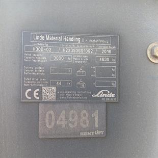 LINDE H30D-393 Dizel Forklift (F1.4981)