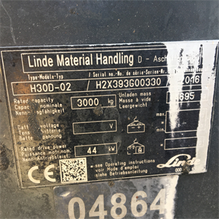 LINDE H30D-393 Dizel Forklift (F1.4864)