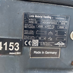 LINDE H45D-394-02 Dizel Forklift (F1.4153)