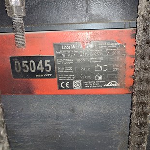 LINDE L16AP-1173  Elektrikli İstifleyici (F1.5045) [OPS]