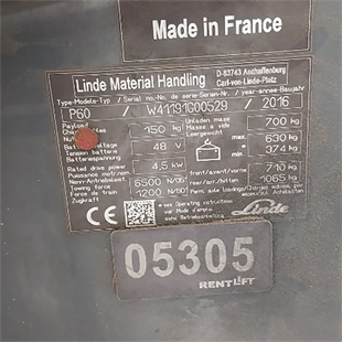 LINDE P60-1191  Çekici (F1.5305)
