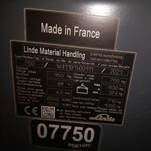 LINDE P60-1191  Çekici (F1.7750)