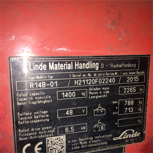 LINDE R14B-1120  Reach Truck (F1.4453)