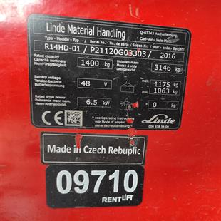 LINDE R14HD-1120  Reach Truck (F9.9710)