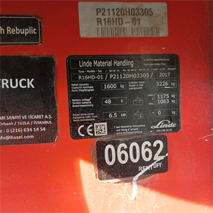 LINDE R16-1120  Reach Truck (F1.6062)