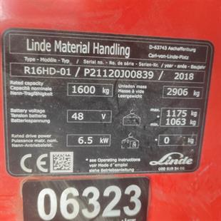 LINDE R16HD-1120  Reach Truck (F1.6323)