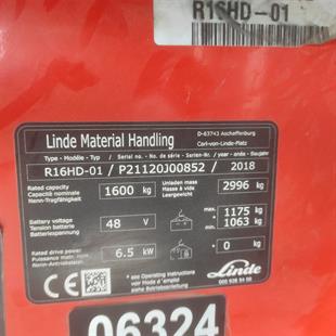 LINDE R16HD-1120  Reach Truck (F1.6324)
