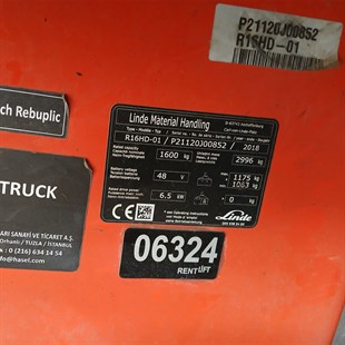 LINDE R16HD-1120  Reach Truck (F1.6324)